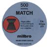 Milbro match .177 air gun pellets 500